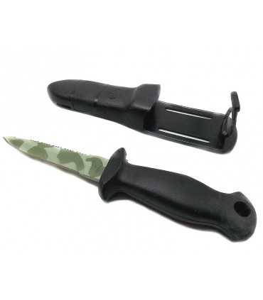 Knife Mac Sub camo green blade 11 cm
