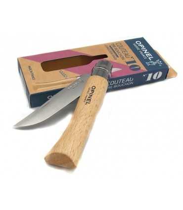 Coltello Opinel inox numero 10 con cavatappi