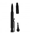 Touch Pen, "Tactical-Profi", black, 16 cm with glass braker and handcuff key