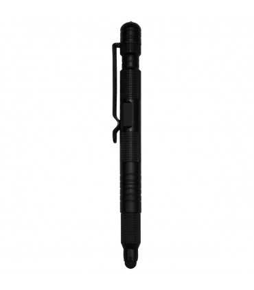 Penna tattica con chiave per manette rompivetro e punta touch-screen