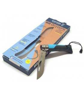 Opinel No. 8 Outdoor gray handle and heavenly