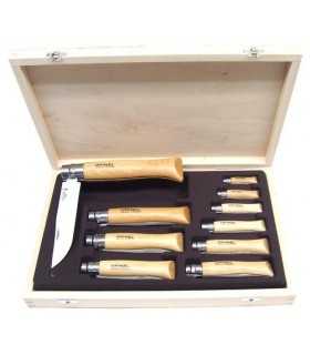 Coltello Opinel set inox 10 pezzi