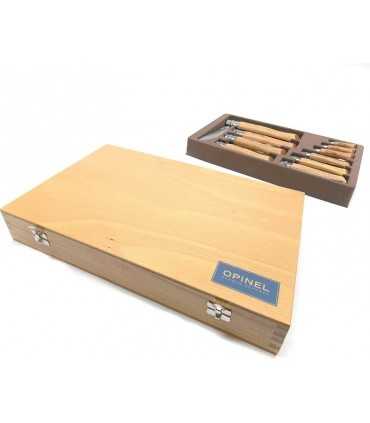 Coltello Opinel set inox 10 pezzi