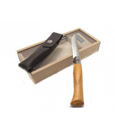 OPINEL KNIFE WITH OLIVE TREE HANDLE