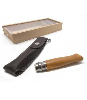 OPINEL KNIFE WITH OLIVE TREE HANDLE