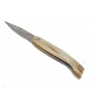 Coltello sardo pattada Figus 22 cm manico in corno biondo