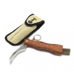 Coltello per funghi con fodero