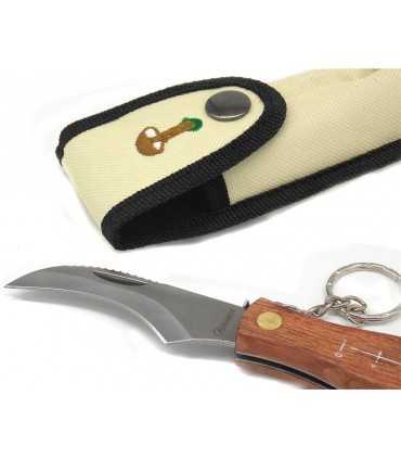 Coltello per funghi con fodero