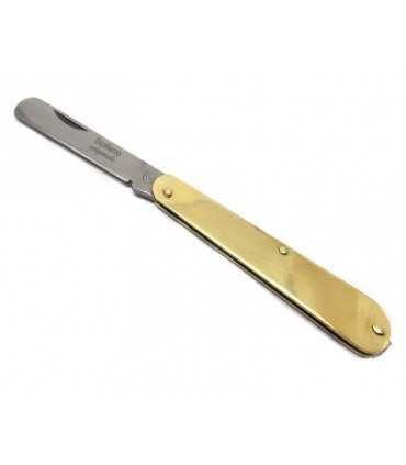 RASOLINO KNIFE - CIGAR CUTTER WITH BRASS HANDLE CM 17