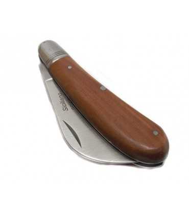 Coltello roncola manico legno