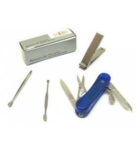 Coltello set manicure blu VA0245