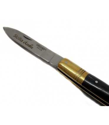 Sicily Arab knife black horn handle knife 8 cm