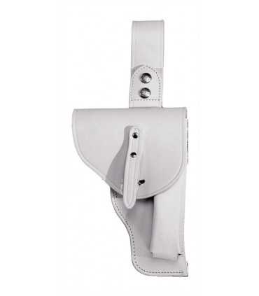 SC1 - Leather belt flap holster with magazine case