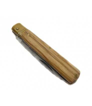 SICILIAN KNIFE WITH OLIVE TREE HANDLE BLADE CM 21