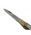 Coltello siciliano cm 15 con manico in corno 384 15 lama acciaio inox