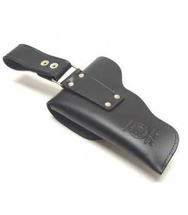 SC1 - Leather belt flap holster with magazine case