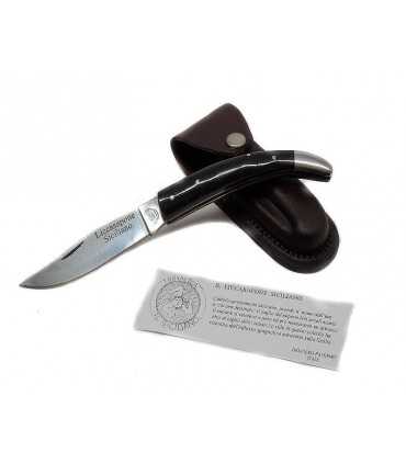 Coltello siciliano liccasapone manico corno