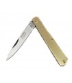 Coltello siciliano 17 cm con manico in ottone e lama in acciaio inox