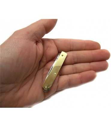 Coltello siciliano con manico in ottone 260 cm 11