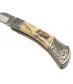KNIFE WITH BOAR PRINTED ON THE HANDLE