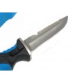 Coltello subacqueo Nautilis Albainonx fodero azzurro