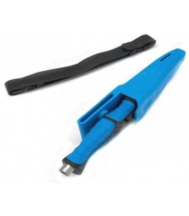 Nautilis Albainonx diving knife light blue sheath
