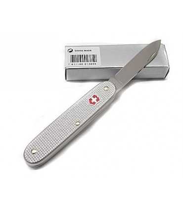 Coltello Victorinox con guancette in Alox argento