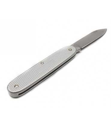 Coltello Victorinox con guancette in Alox argento