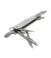 Coltello Victorinox multiuso con guancette in Alox argento