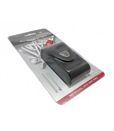 Victorinox SwissChamp knife 33 functions with leather sheath