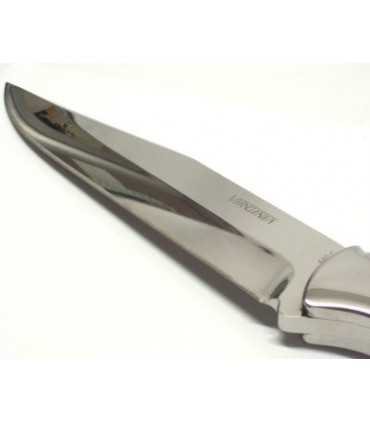 Coltello Virginia con lama a specchio monoblocco