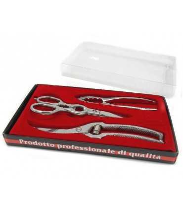 Package with a chicken shears, a kitchen scissors and a nutcracker Paolucci