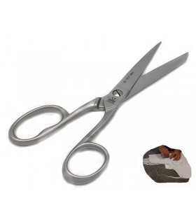 Due Cigni tailor's scissors in sandblasted stainless steel