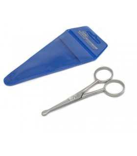 Due Cigni scissors in sandblasted steel for nose hair