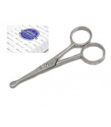 Forbici Due Cigni in acciaio sabbiato per peli naso