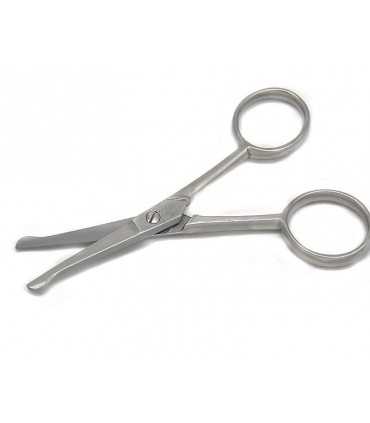 Forbici Due Cigni in acciaio sabbiato per peli naso