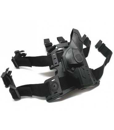 DCHL8 - Law "CAMA" holster leg kit - Fondina cosciale professionale in polimero da coscia