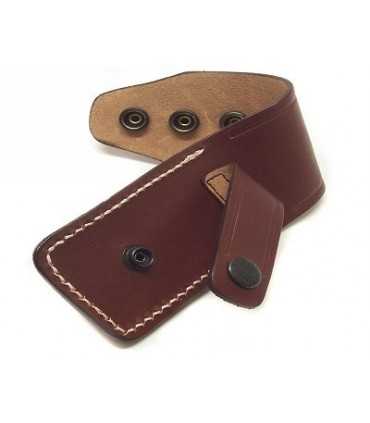 Porta coltello fodero cuoio Vega