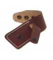 Porta coltello fodero cuoio Vega