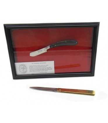 Quadro vetrina espositore per coltelli 31x18,5 cm