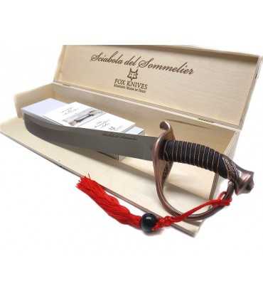 FOX SOMMELIER SABRE WITH COPPER HANDLE