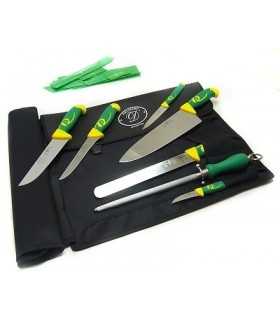 Set in Imperial Ice tempering knives chef with blind housing 7 pieces