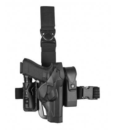 DCHT8 - Duty "CAMA" Holster thigh kit - Fondina cosciale professionale in polimero da coscia