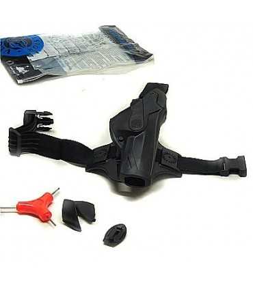 DCHT8 - Duty "CAMA" Holster thigh kit - Fondina cosciale professionale in polimero da coscia