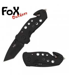 Coltello Tascabile POLICE Mini con Lama INOX Tagliacavi Rompivetri Clip da cintura