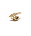 Golden marine anchor pin