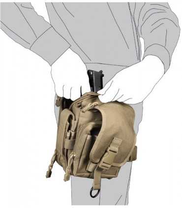 2B35 - "City" Multi-pocket bag in nylon