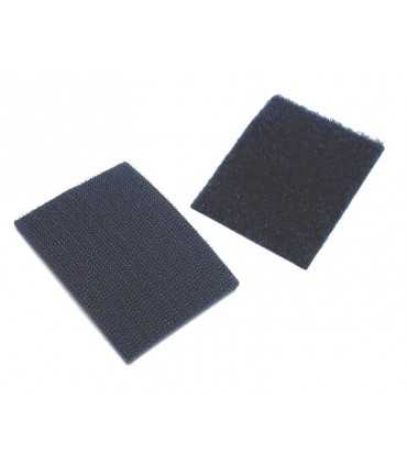 Grado velcro OP plastificato per COMANDANTE di Polizia Locale/Municipale con 3 stelle bordate di rosso