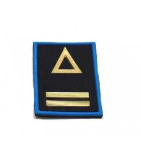 Grade strip Municipal Police two bars and triangle