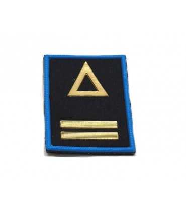 Grade strip Municipal Police two bars and triangle